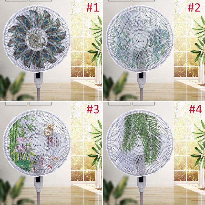 Dustproof Electric Fan Cover Anti-Chuck Safety Mesh Fan Protection Finger Protector Net Cover Fan Guard Home Office Dust Cover